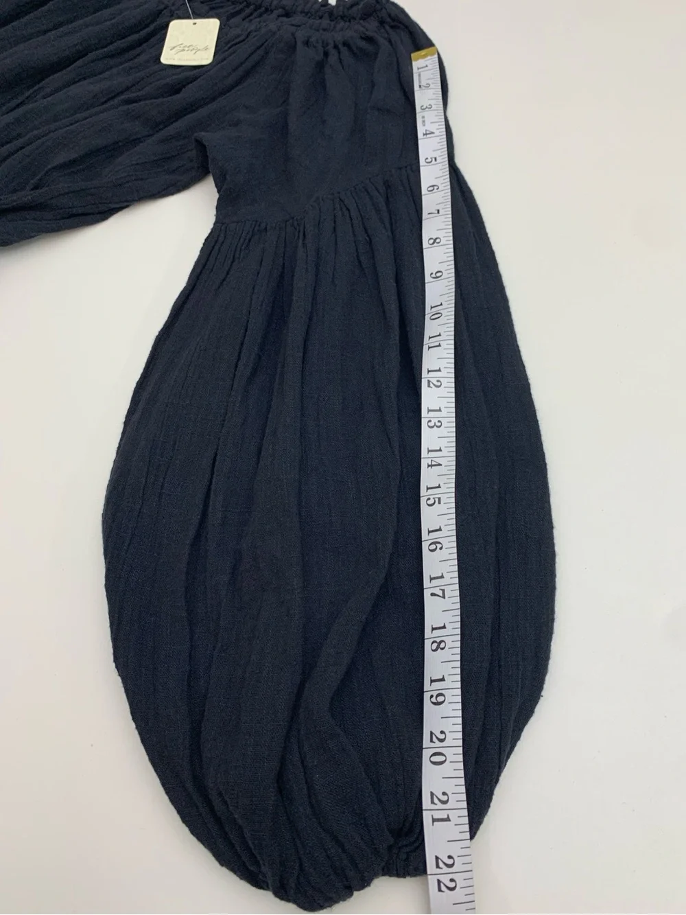 Free People Black Off-Shoulder Mini Dress